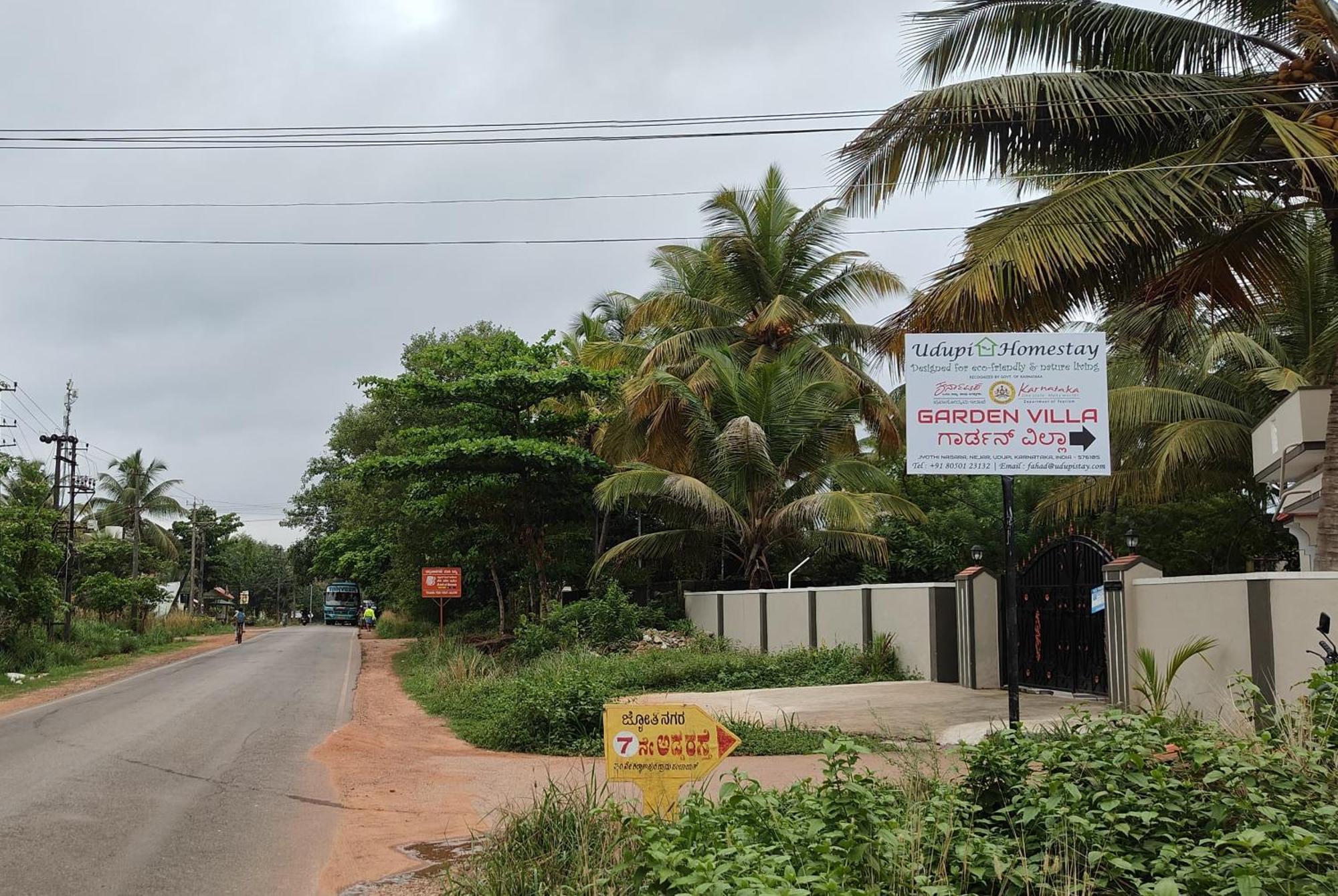 Udupi Homestay Garden Villa Exterior foto