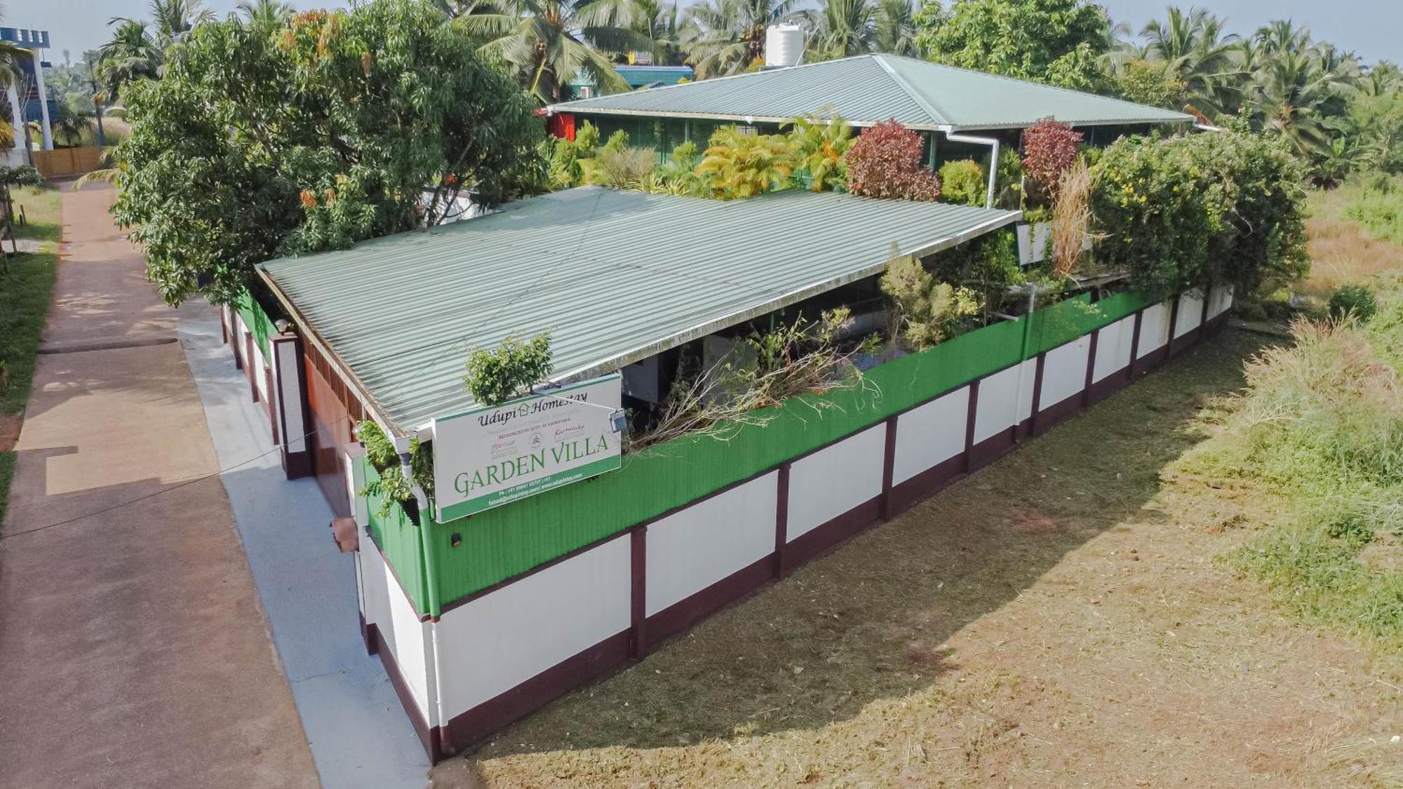 Udupi Homestay Garden Villa Exterior foto